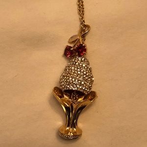 Ice Cream Sundae Pendant Necklace